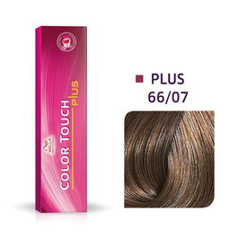 Color Touch Plus, Sin amoníaco, Tinte de cabello semipermanente, 66/07 Dark Blonde Natural Intense Chestnut, 60 ml