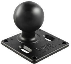 RAM Mounts Placa VESA 75x75mm RAM-D-2461U con Rótula de Goma de 2.25 Pulgadas para Montaje