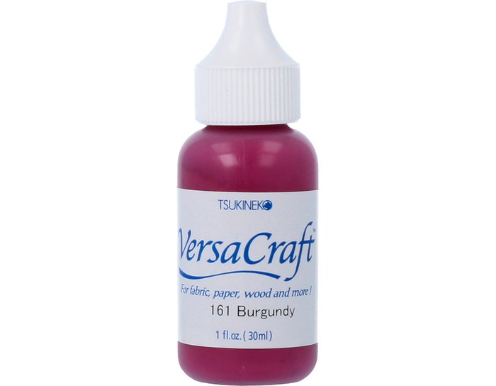 Tsukineko Tinta VERSACRAFT para textil color bermellón 30ml Tsukineko Tinta VERSACRAFT para textil color bermellón 30ml