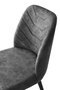 Hanah Home Juego de Sillas Dallas 527 V2 (2 Piezas) Terciopelo Antracita