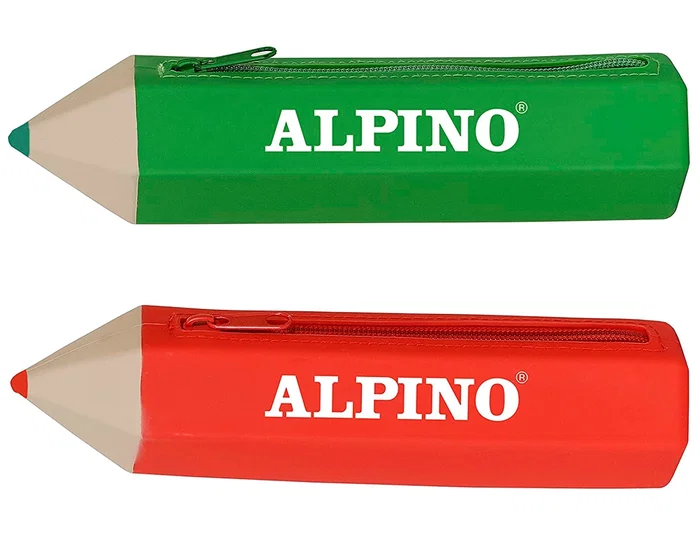 Alpino Estuche Portatodo Forma Lápiz Soft con 12 Lápices de Colores