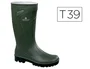 Deltaplus Bota de seguridad Jouca PVC verde con suela de tacos, talla 39