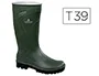 Deltaplus Bota de seguridad Jouca PVC verde con suela de tacos, talla 39