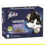 Felix Fantastic Selec-Fav Jelly 6x12x85g Comida para Gatos Variedad Sabores Gelatina Equilibrada