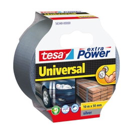 Tesa Cinta americana Extra Power Universal Plata 50 mm x 10 m