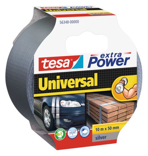 Tesa Cinta americana Extra Power Universal Plata 50 mm x 10 m Tesa Cinta americana Extra Power Universal Plata 50 mm x 10 m