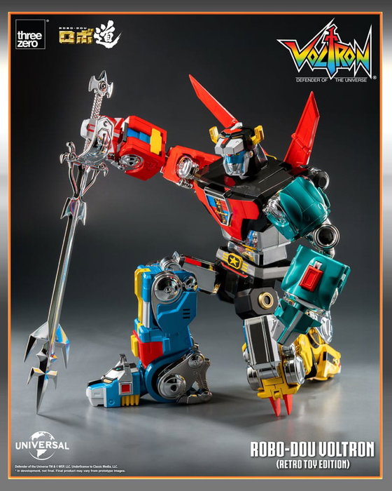 Voltron: Defender of the Universe Figura Robo-Dou Voltron Retro Toy Edition 27 cm Voltron: Defender of the Universe Figura Robo-Dou Voltron Retro Toy Edition 27 cm
