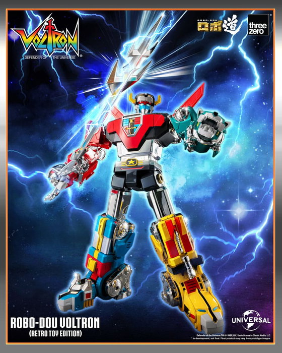 Voltron: Defender of the Universe Figura Robo-Dou Voltron Retro Toy Edition 27 cm Voltron: Defender of the Universe Figura Robo-Dou Voltron Retro Toy Edition 27 cm