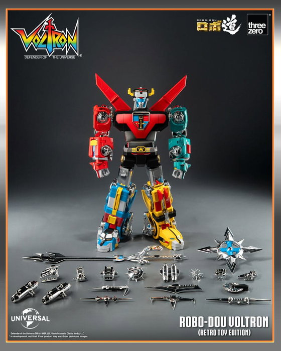Voltron: Defender of the Universe Figura Robo-Dou Voltron Retro Toy Edition 27 cm Voltron: Defender of the Universe Figura Robo-Dou Voltron Retro Toy Edition 27 cm