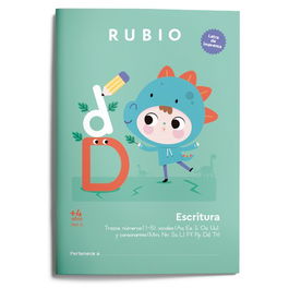 Cuaderno Rubio A4 Escritura Letra De Imprenta Vol.1 (+4 Años)