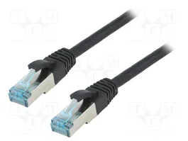 LogiLink Patchcord Cat.6A S/FTP 3m Negro CQ6065S PUR IP20