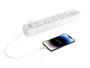 Belkin SRB001VF2M Protector contra Sobretensiones 525J con Puertos USB-C PD y USB-A - 4 Tomas - Blanco - Cable 2 metros