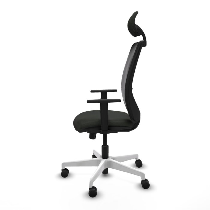 PIQUERAS Y CRESPO Silla de oficina Zulema con mecanismo Sincro y cabecero fijo, Negro PIQUERAS Y CRESPO Silla de oficina Zulema con mecanismo Sincro y cabecero fijo, Negro