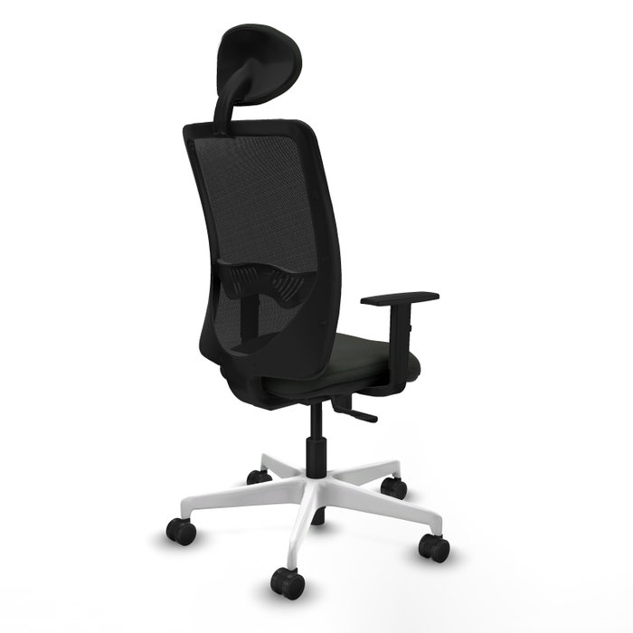 PIQUERAS Y CRESPO Silla de oficina Zulema con mecanismo Sincro y cabecero fijo, Negro PIQUERAS Y CRESPO Silla de oficina Zulema con mecanismo Sincro y cabecero fijo, Negro