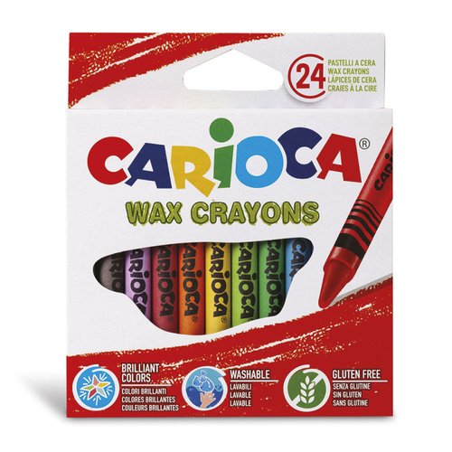 Carioca Ceras Pastel Colores Brillantes Caja de 24