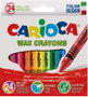 Carioca Ceras Pastel Colores Brillantes, Caja de 24