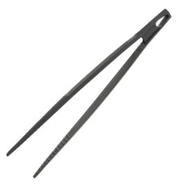 ORYX Pinzas de Cocina de Nylon, 30 cm, Negro