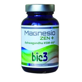 BIE 3 Magnesio Zen - 60 Cápsulas - Suplemento de Magnesio Zen para la Relajación y el Bienestar