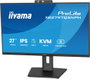 Iiyama ProLite XB2797QSNPH-B1 Monitor 27" QHD IPS Cámara 5MP Micrófono USB-C KVM Ajustable Altura 15cm Negro
