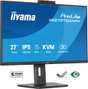Iiyama ProLite XB2797QSNPH-B1 Monitor 27" QHD IPS Cámara 5MP Micrófono USB-C KVM Ajustable Altura 15cm Negro