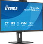 Iiyama ProLite XB2797QSNPH-B1 Monitor 27" QHD IPS Cámara 5MP Micrófono USB-C KVM Ajustable Altura 15cm Negro