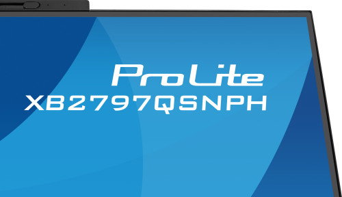 Iiyama ProLite XB2797QSNPH-B1 Monitor 27" QHD IPS Cámara 5MP Micrófono USB-C KVM Ajustable Altura 15cm Negro