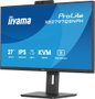 Iiyama ProLite XB2797QSNPH-B1 Monitor 27" QHD IPS Cámara 5MP Micrófono USB-C KVM Ajustable Altura 15cm Negro