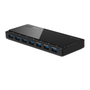 TP-Link UH700 Hub USB 3.2 Gen 1 (3.1 Gen 1) Type-A Negro con 7 Puertos y 5000 Mbit/s