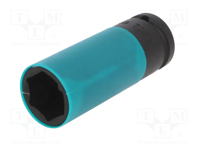 BETA Llave de vaso de percusión HEX 22 mm, 1/2 pulgada, 6 ángulos