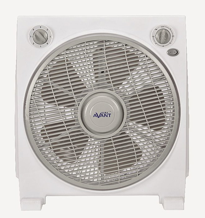 AVANT Box Ventilador de 30 cm de Pie con Motor 40W Silencioso para Hogar u Oficina