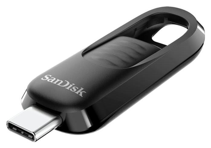 SanDisk Ultra Slider Unidad Flash USB 128 GB USB Tipo C Negro