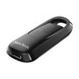 SanDisk SDCZ480-128G-G46 - Memoria USB Flash Drive Ultra Slider 128 GB, USB Tipo-C 3.2 Gen 1, Diseño Deslizante, Color Negro