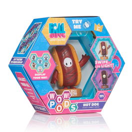 Wow Pods Fall Guys Hotdog Figura Coleccionable con Luz LED Sensor de Movimiento +3 Años