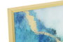 DKD Home Decor Cuadro Moderno Azul Dorado 2.5 x 120 x 80 cm Cristal y Aluminio (2 Unidades)