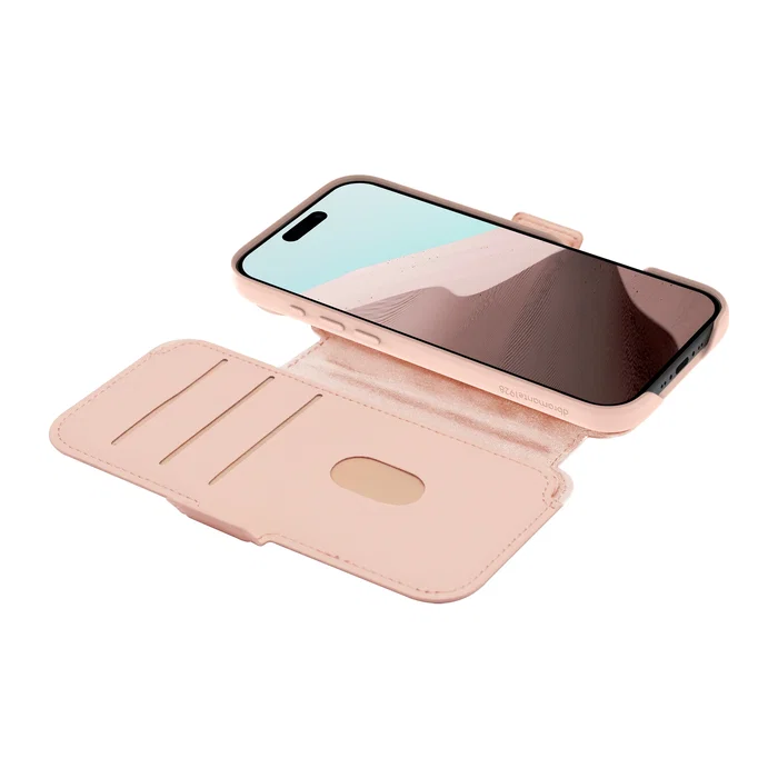 Dbramante1928 Lynge Funda con tapa para iPhone Air, compatibilidad MagSafe, Arena Rosa Dbramante1928 Lynge Funda con tapa para iPhone Air, compatibilidad MagSafe, Arena Rosa