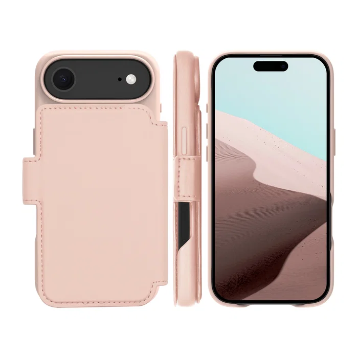 Dbramante1928 Lynge Funda con tapa para iPhone Air, compatibilidad MagSafe, Arena Rosa Dbramante1928 Lynge Funda con tapa para iPhone Air, compatibilidad MagSafe, Arena Rosa