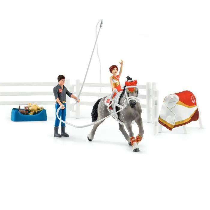 Schleich 42443 SCH342443 Kit de salto ecuestre Horse Club Mia