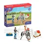 Schleich 42443 SCH342443 Kit de salto ecuestre Horse Club Mia