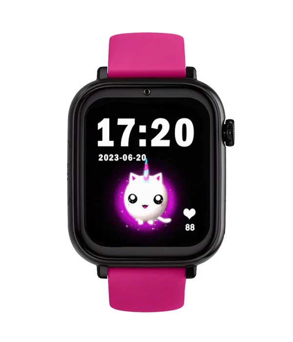Savefamily Smartwatch Savefamily Plus con GPS y llamadas, negro con correa silicona lollipop fusia Savefamily Smartwatch Savefamily Plus con GPS y llamadas, negro con correa silicona lollipop fusia