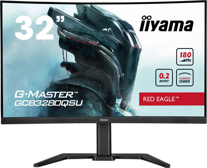 Iiyama G-MASTER GCB3280QSU-B2 Monitor Curvo 31.5 pulg QHD 180Hz VA Negro Iiyama G-MASTER GCB3280QSU-B2 Monitor Curvo 31.5 pulg QHD 180Hz VA Negro