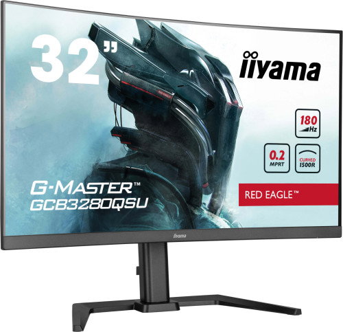 Iiyama GCB3280QSU-B2 Monitor 32" VA Curvo 1500R 180Hz Dual QHD Mate 0.2ms Iiyama GCB3280QSU-B2 Monitor 32" VA Curvo 1500R 180Hz Dual QHD Mate 0.2ms