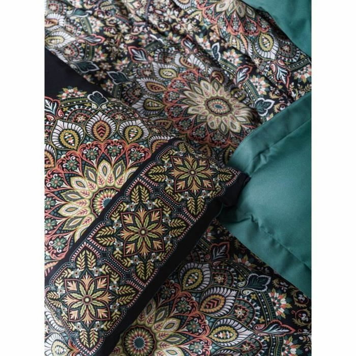 Essence Juego de cama 1 funda nórdica 220x240 cm + 2 fundas de almohada 60x60 cm - 100% algodón satén