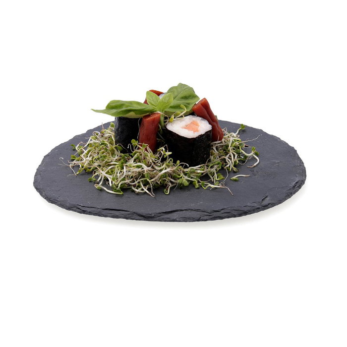 Bandeja Pizarra Irregular Gastro Fun Quid 17x15 cm (12 Unidades) Bandeja Pizarra Irregular Gastro Fun Quid 17x15 cm (12 Unidades)