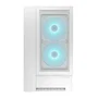 Cougar CGR-2WA3W-RGB Caja Omnyx Midi Tower Gaming para PC, Blanco, con Ventana Lateral RGB y 2 Ventiladores ARGB 160mm, Compatible con ATX, micro-ATX, Mini-ITX