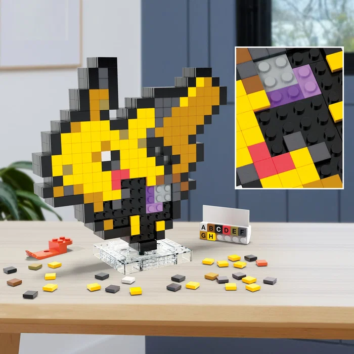 MEGA Pokémon Pixel Art Pikachu HTH74 - Juguete de Construcción, Edad 13+ MEGA Pokémon Pixel Art Pikachu HTH74 - Juguete de Construcción, Edad 13+