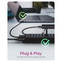 ICY BOX IB-HUB1717-U3 Hub USB de 17 puertos, Negro