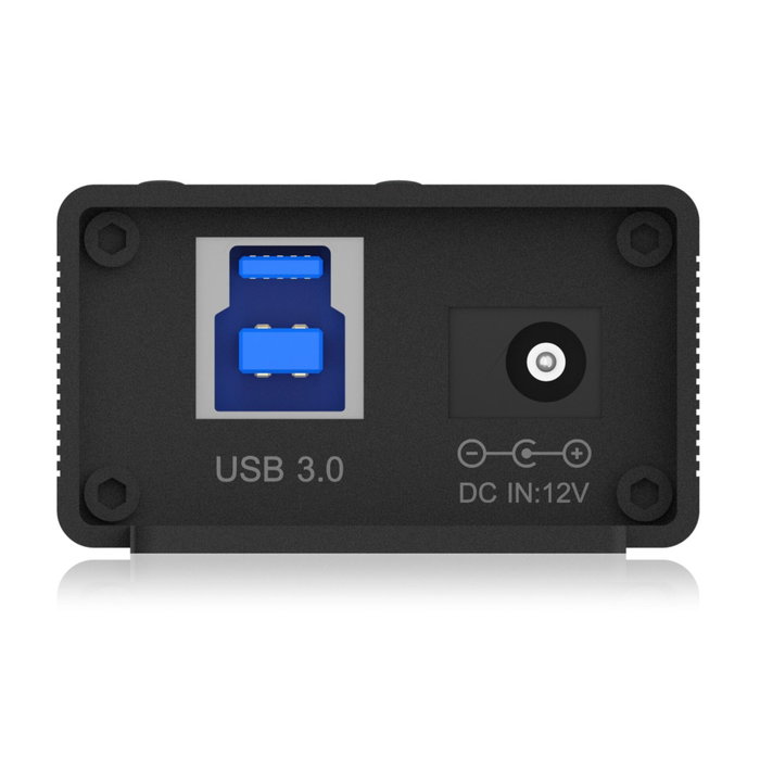 ICY BOX IB-HUB1717-U3 Hub USB de 16+1 puertos Negro ICY BOX IB-HUB1717-U3 Hub USB de 16+1 puertos Negro