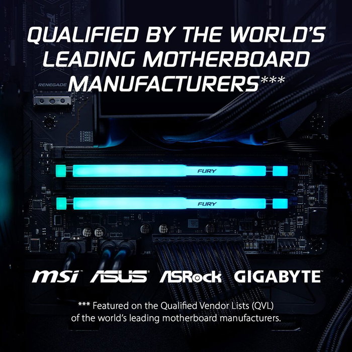 Kingston FURY Beast RGB 8 GB DDR5 6000 MHz CL36 DIMM