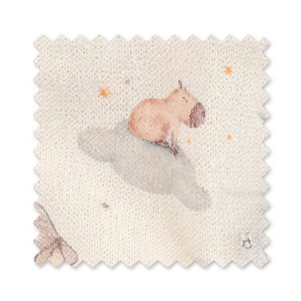 Berjuan Ref. 6029-26 - Muñeco Baby Llorón de Capibara con Pijama, Juguete de Peluche de 50 cm para Niños +3 Años, Idioma Español