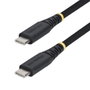 Startech Cable de carga USB-C 30 cm - USB Tipo C - PD 60W 3A - Negro